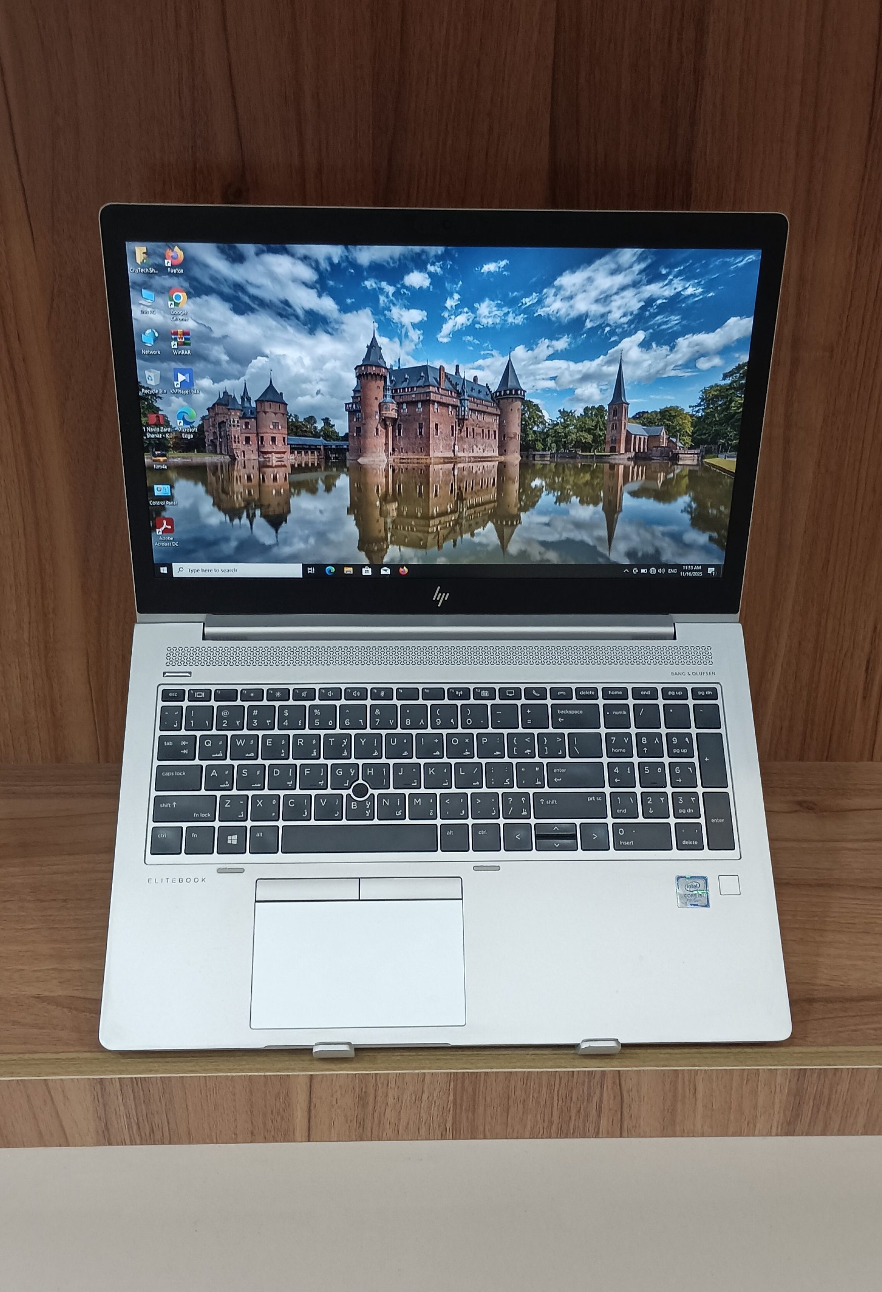 لپ‌تاپ اچ‌پی الیت‌بوک 850 G5 پردازنده i5 نسل 7 رم 8 هارد 256 گرافیک اینتل